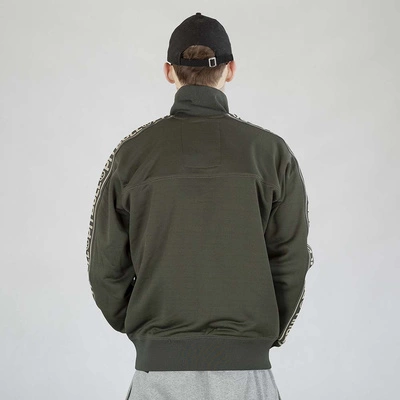 Bluza Pit Bull Crewneck Zip Tape Logo zgnita zieleń