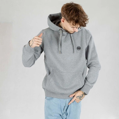 Bluza Pit Bull Hoodie Small Logo ciemno szara