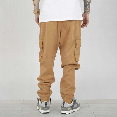 Spodnie dresowe Champion Rib Cuff Cargo 220298 brązowe