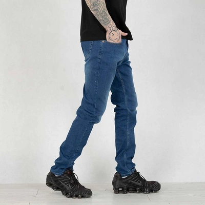 Spodnie Croll Slim Jeans 6528-01 medium blue