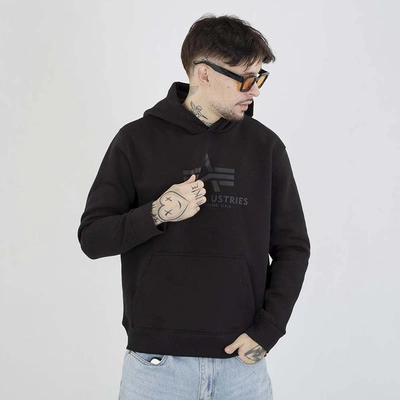 Bluza Alpha Industries Hoodie Basic Carbon 146343 czarna