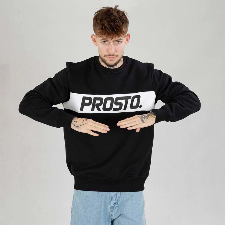 Bluza Prosto Crewneck Yezz czarna