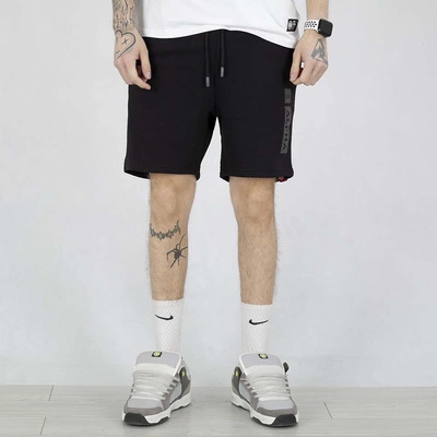 Krótkie spodenki Alpha Industries Print 146365 czarne