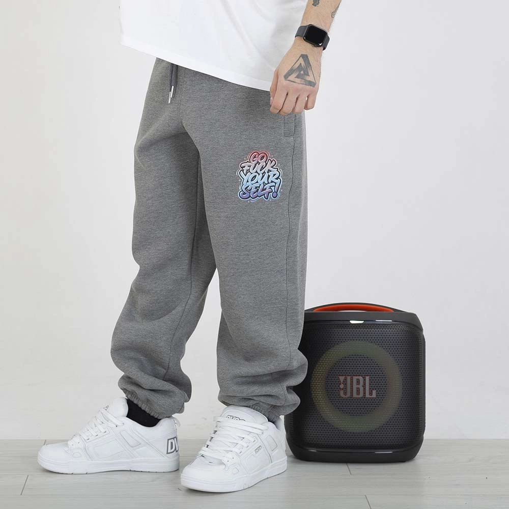 Spodnie Dresowe Motive Baggy Yourself ciemne szare