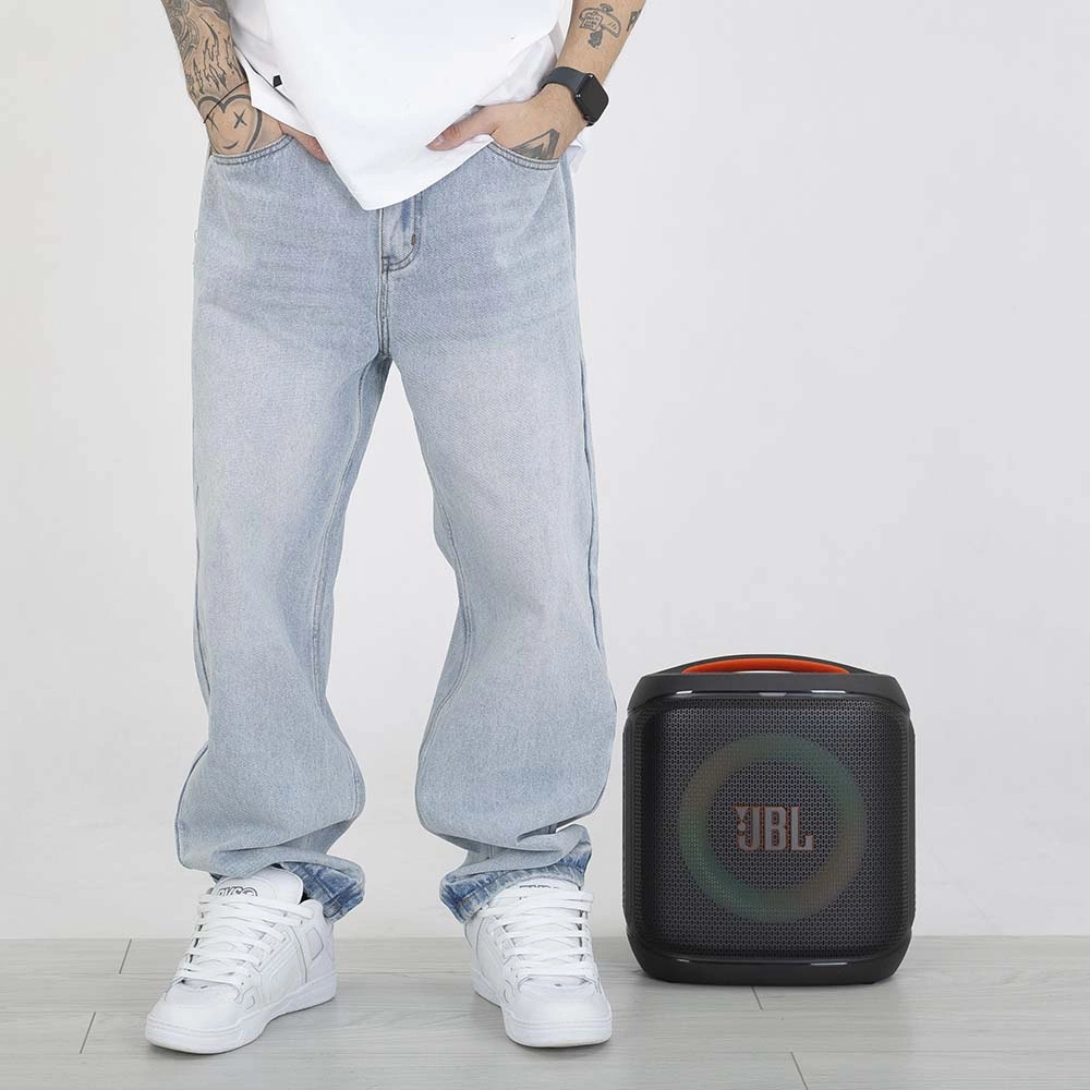 Spodnie Regular Prosto Bunker niebieskie