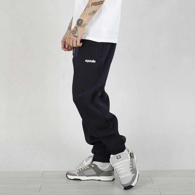 Spodnie Dresowe El Polako Slim Fit Small Classic granatowe