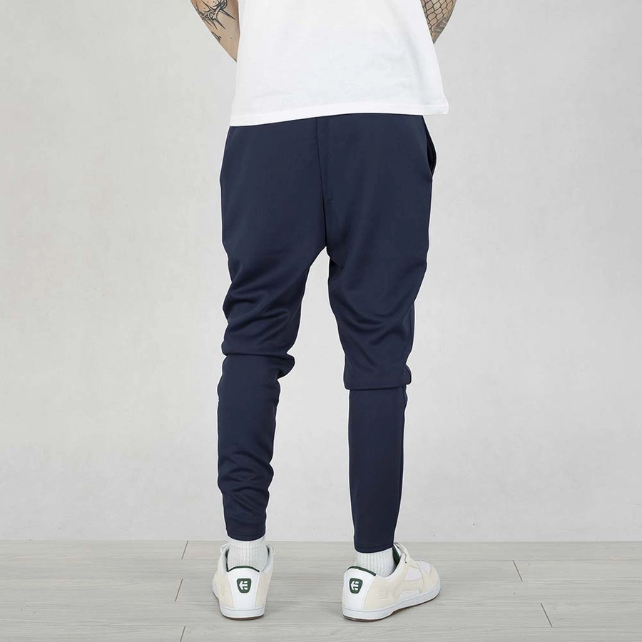 Spodnie dresowe SikSilk Essentials Poly Joggers SS- 26419 granatowe