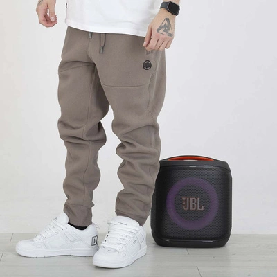 Spodnie Dresowe Pit Bull Small Logo HD szarobrązowe