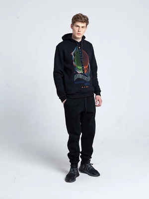 Ganja Mafia ADDICTED Bluza z kapturem Czarny