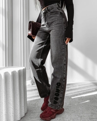 Spodnie Damskie Olavoga Nido szare