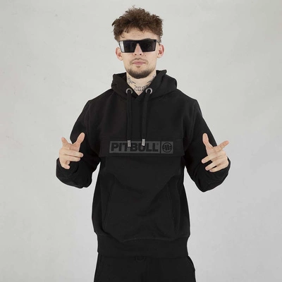 Bluza Pit Bull Hoodie Two-Color Hilltop czarna