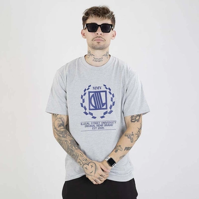 Koszulka Diil Laur szara granatowa