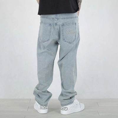Spodnie Mass Jeans Extra Baggy Fit Bergen jasne niebieskie