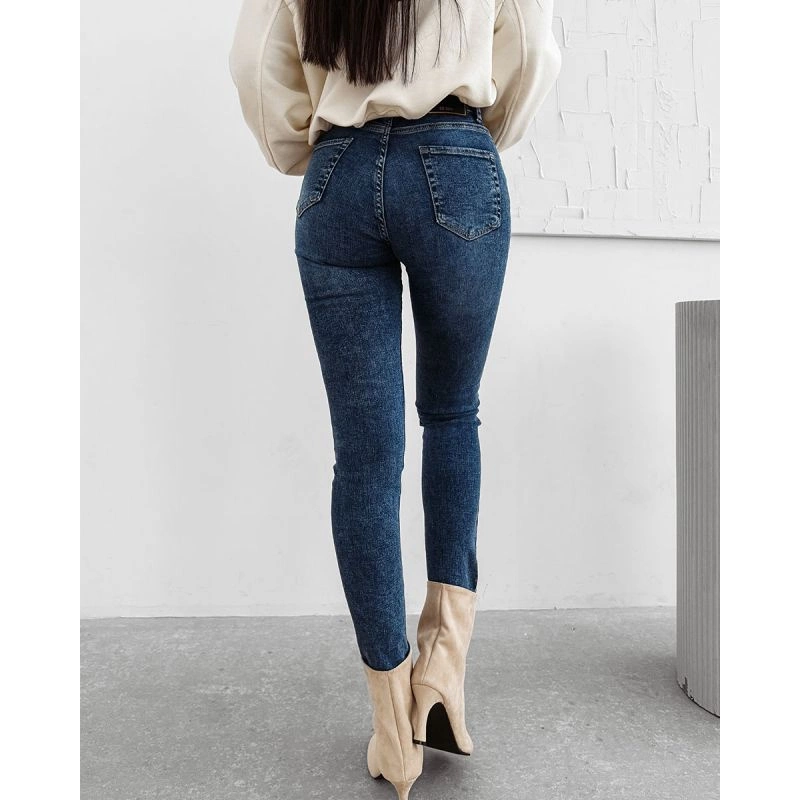 Spodnie Damskie Olavoga Noon niebieskie