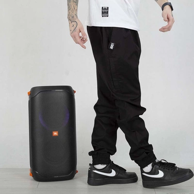 Spodnie Jogger Stoprocent Classic Red Tag Haftbark czarne