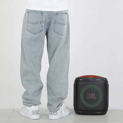 Spodnie Mass Jeans Baggy Fit Slang jasne niebieskie