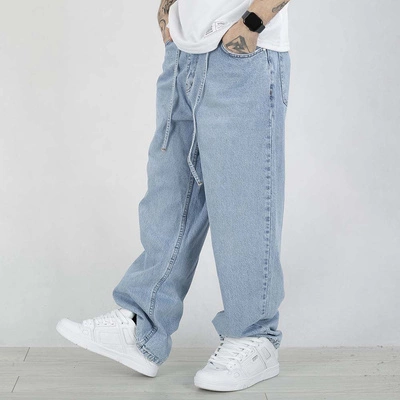 Spodnie Baggy I8 Denim BAG74 jasne niebieskie