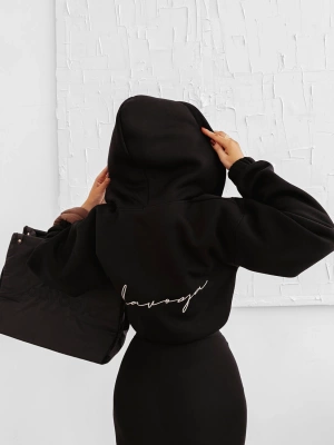 Bluza Olavoga Hoodie ZIP Linos czarna