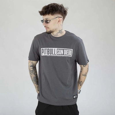 Koszulka Pit Bull Eighty Nine Dog grafitowa