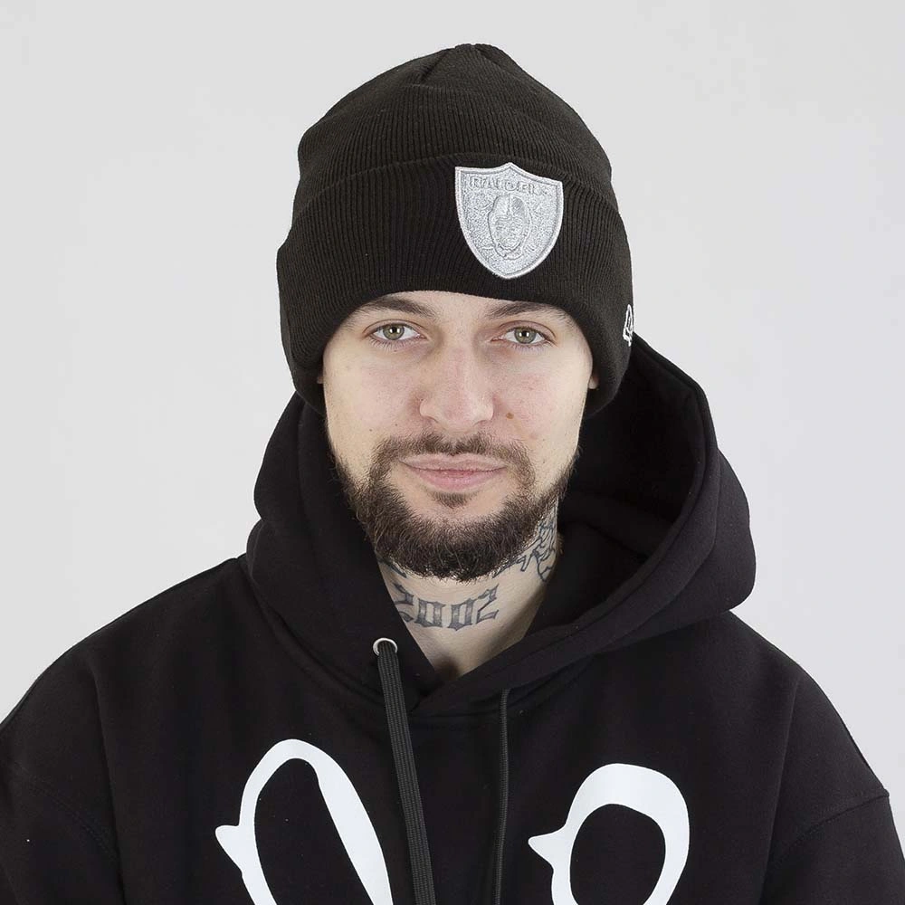 Czapka New Era Metallic Raiders 60691265 czarna