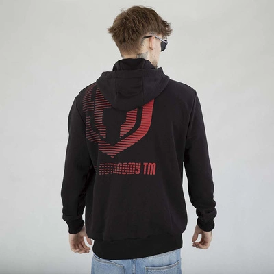 Bluza Street Autonomy Hoodie Backteam czarna czerwona
