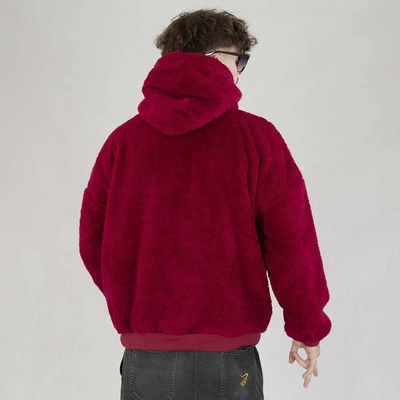 Bluza Grube Lolo Hoodie Teddy czerwona