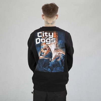 Bluza Crewneck Pit Bull City Of Dogs czarna