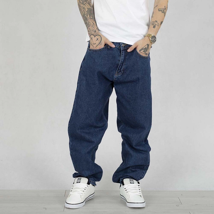 Spodnie Baggy Jeans SSG Small SSG niebieskie