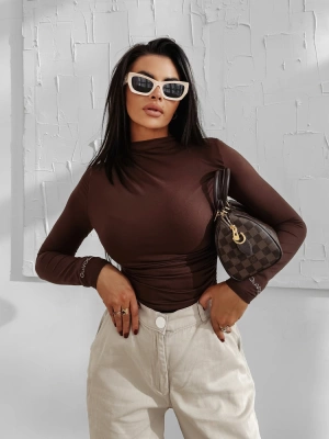 Bluzka Olavoga Nerelia brązowy