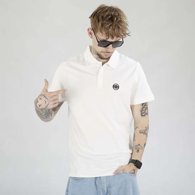 Koszulka Polo Pit Bull Jersey Small Logo biała