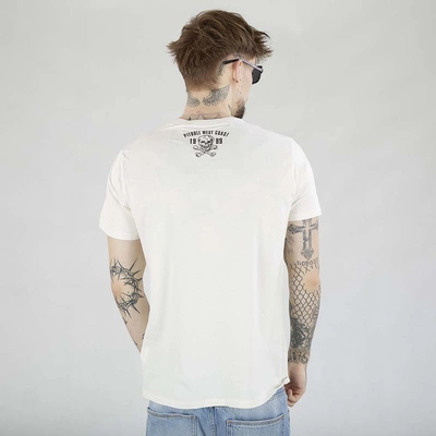 Koszulka Pit Bull Slim Fit Oldschool Razor biała