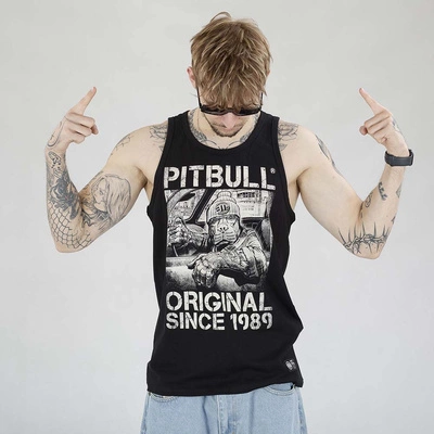 Tank Top Pit Bull Slim Fit Drive czarny