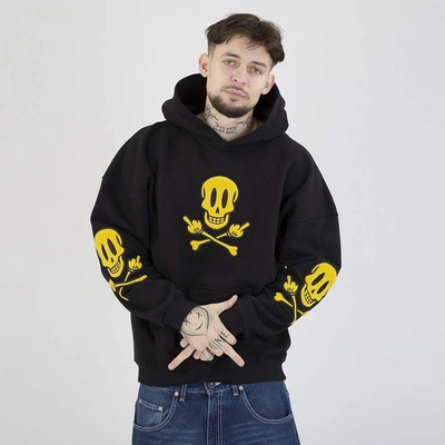 Bluza Stoprocent Hoodie Czacha Żółta czarna