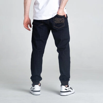 Smoke Story OUTLINE Nici Brąz Jogger Slim Jeans Dark