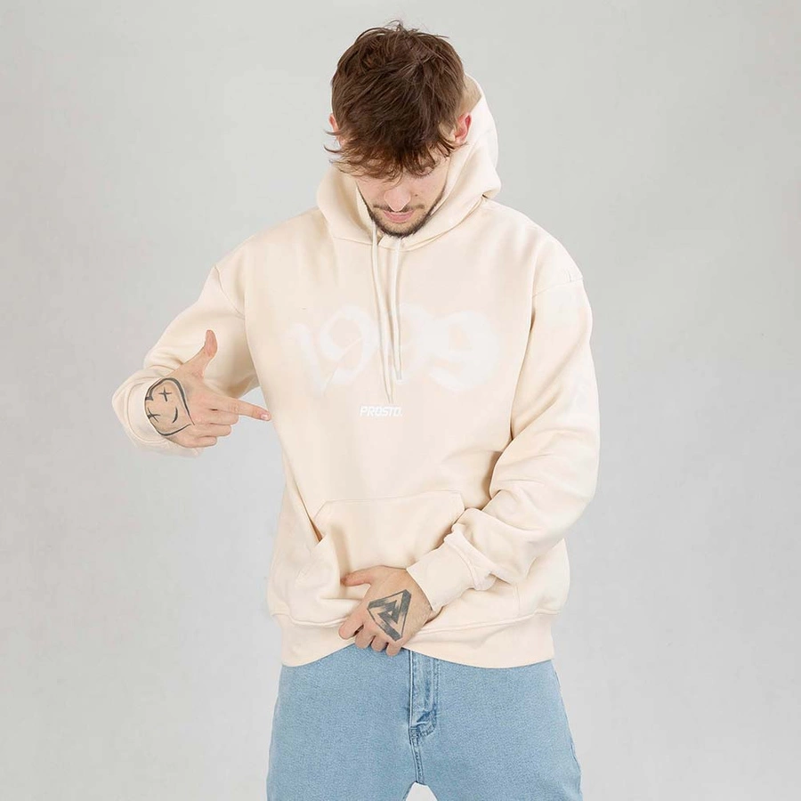 Bluza Prosto Hoodie Izzle beżowa