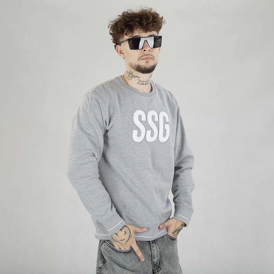 Bluza Crewneck SSG Premium Chenille szara