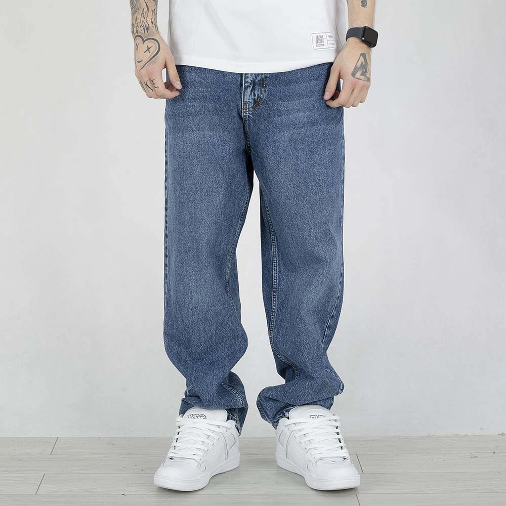 Spodnie Baggy I8 Denim BAG64 niebieskie