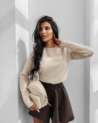 Bluza Olavoga Zaio beżowa