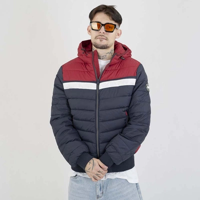 Kurtka Pit Bull Rubio granatowa czewona