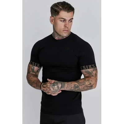 Koszulka SikSilk Tech SS-26770 czarna