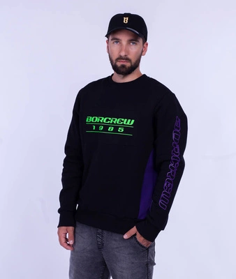 Biuro Ochrony Rapu BOX Bluza Oversize Czarny