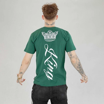 Koszulka Red Eyes King zielono biała