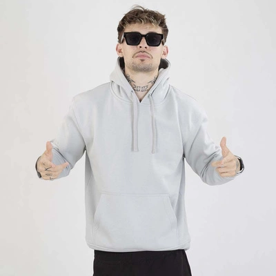 Bluza Hoodie Niemaloga srebrna