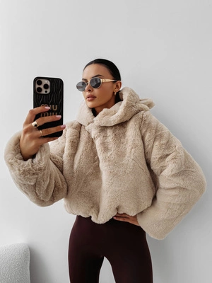 Bluza Olavoga Hoodie Eliolie beżowa