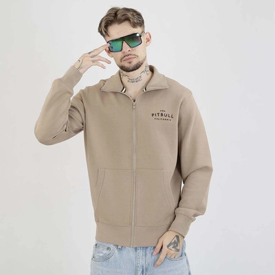 Bluza Pit Bull Crewneck Zip Sampson beżowa