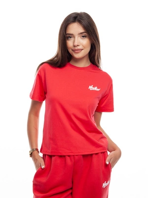 Koszulka Nice View Brand Small czerwona