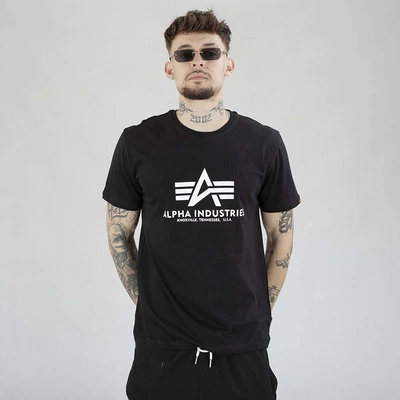 Koszulka Alpha Industries Basic T 2Pack 106524 czarny biały