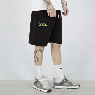 Spodenki dresowe Diil Double Dill czarne zielone