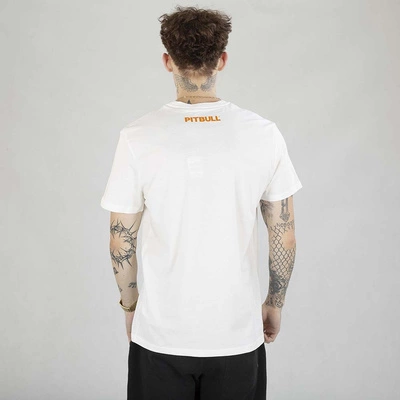 Koszulka Pit Bull Orange Dog 24 biała