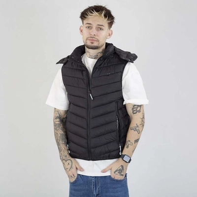 Bezrękawnik I8 Denim Hoodie czarny